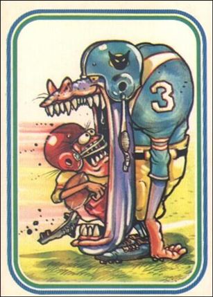 Football Super Freaks (Base Set) card 17 Morgan The Mouth