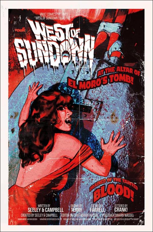 West of Sundown issue 5 Aaron Campbell Cover