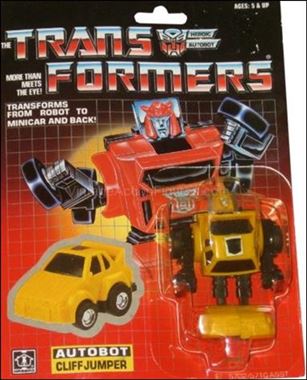 Transformers: More Than Meets the Eye (Generation 1) figure 21-C Cliffjumper (Autobot Mini-Car) (Yellow Body w/Rub)