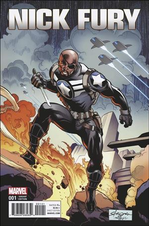Nick Fury issue 1-D Larry Stroman 1:15 Cover