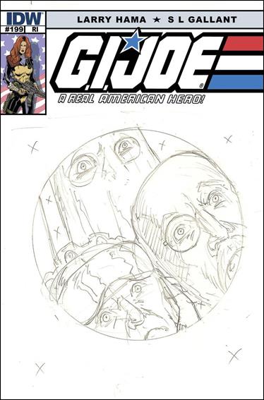G.I. Joe: A Real American Hero issue 199-B Larry Hama 1:10 Sketch Cover