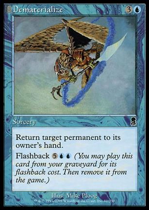 Magic the Gathering: Odyssey (Base Set) card 81 Dematerialize