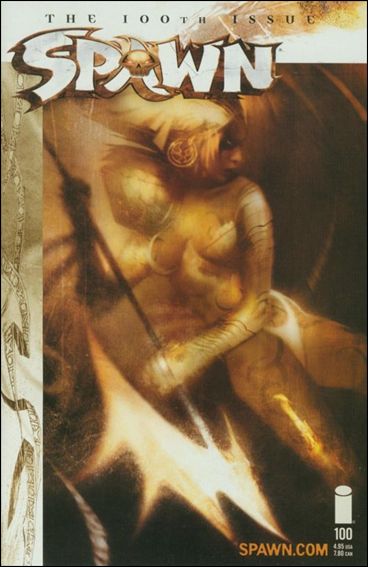 Spawn issue 100-D Ashley Wood Cover