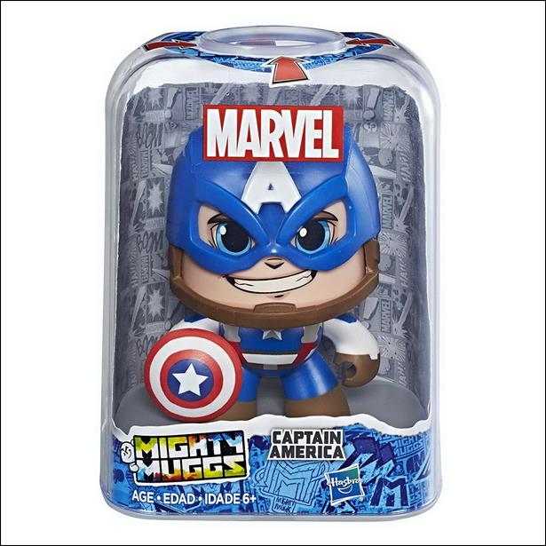 Marvel Mighty Muggs Wave 1 figure 1 Captain America