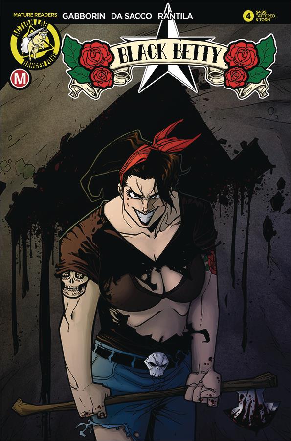 Black Betty issue 4-D Marco Maccagni Tattered & Torn Cover