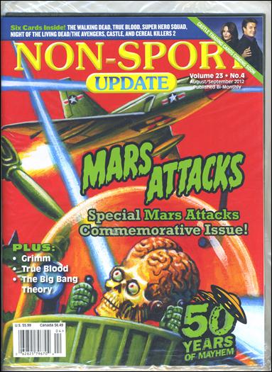 Non-Sport Update (2012) issue 4 Polybagged with Price Guide and Promo Cards
