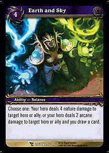 World of Warcraft: March of the Legion (Base Set) card 22 Earth and Sky