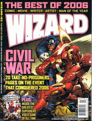 Wizard: The Magazine of Comics, Entertainment and Pop Culture issue 183 Ed McGuinness Civil War Cover