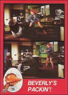 Howard the Duck (Movie) (Base Set) card 35 Beverly's Packin'!
