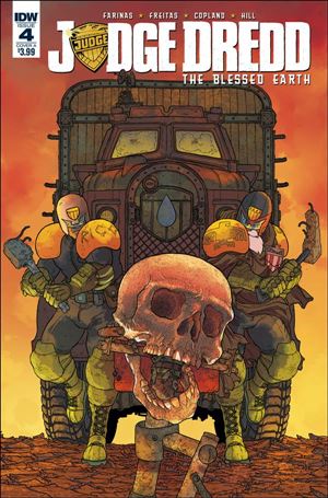 Judge Dredd: The Blessed Earth issue 4 Ulises Farinas Cover
