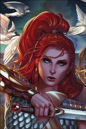 Red Sonja (2016/01) issue 1-R Nei Ruffino Midtown Comics Virgin Cover