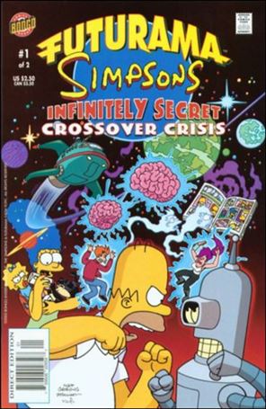 Futurama/Simpsons Infinitely Secret Crossover Crisis Cover Image 1
