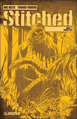 Stitched issue 11-D 1:3 Ancient Evil Cover