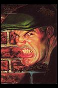 Fleer Ultra Spider-Man (Gold-Foil Signature Parallel Base Set) card 9 Burglar