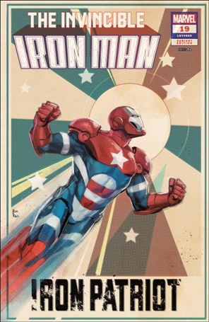Invincible Iron Man (2022) issue 19-B Rod Reis Iron Patriot Cover