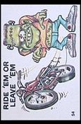 Silly Cycles (Base Set) card 54 Ride 'Em or Leave 'Em 