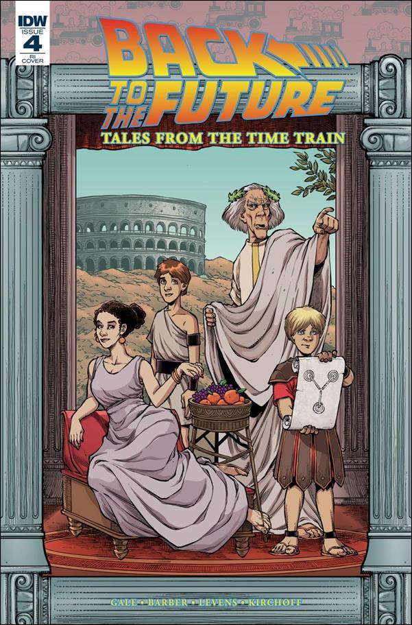Back to the Future: Tales from the Time Train issue 4-C Alan Robinson 1:10 Cover