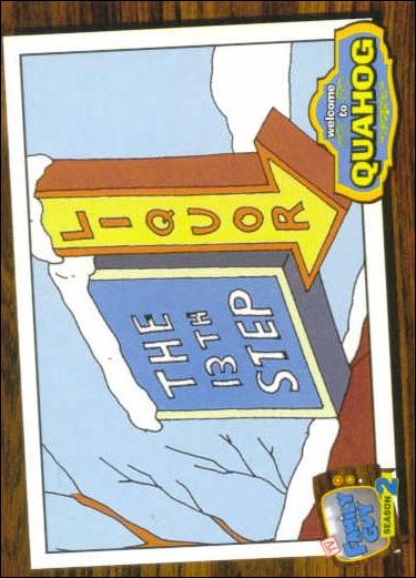 Family Guy Season Two (Base Set) card 15 The 13th Step Liquor Store