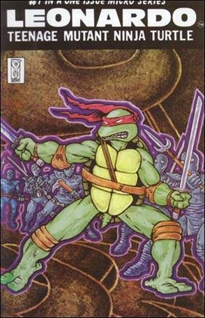 Teenage Mutant Ninja Turtles MicroSeries issue 4-D Peter Laird 1:25 Retro Cover