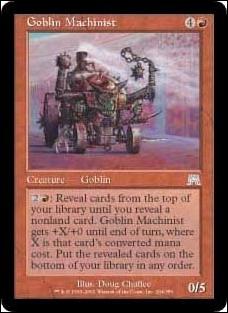 Magic the Gathering: Onslaught (Base Set) card 204 Goblin Machinist