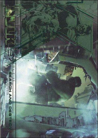 Hulk Film and Comic Cards (Base Set) card 45 Search and Destroy