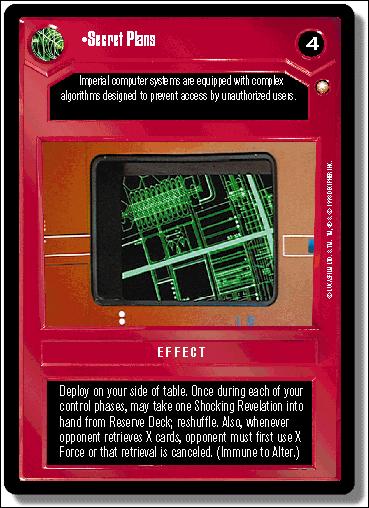 Star Wars: Special Edition Limited (Base Set) card 73 Secret Plans