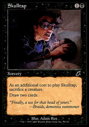 Magic the Gathering: Scourge (Base Set) card 73 Skulltap