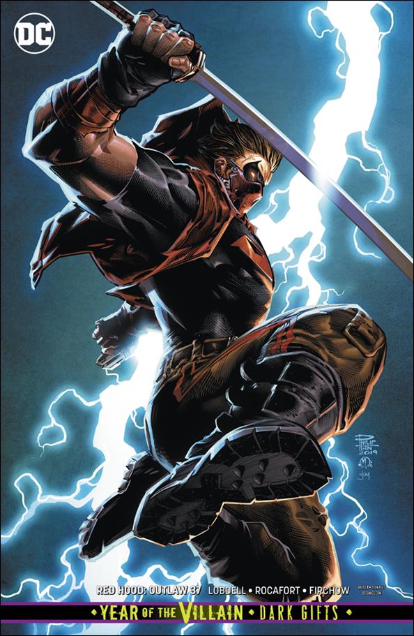 Red Hood: Outlaw issue 37-B Philip Tan Cover