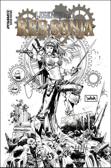 Legenderry: Red Sonja (2023) issue 1-F Sean Murphy 1:10 Line Art Cover