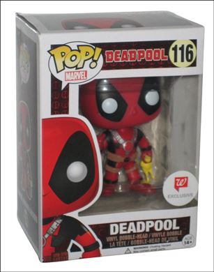 POP! Marvel figure 116 Deadpool w/ Rubber Chicken (Walgreens Exclusive)