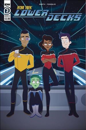 Star Trek: Lower Decks issue 3-B Robby Cook Cover