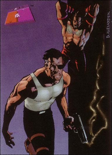 Marvel vs WildStorm (Base Set) card 12 Grunge vs. Nick Fury