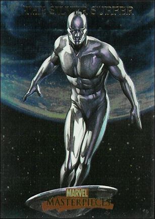 2007 Marvel Masterpieces (Parallel Foil Base Set) card 77 The Silver Surfer