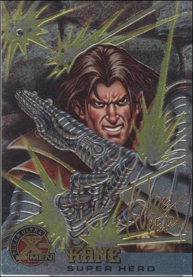 1996 Fleer Ultra X-Men All Chromium (Gold Signature Parallel Base Set) card 52 Kane