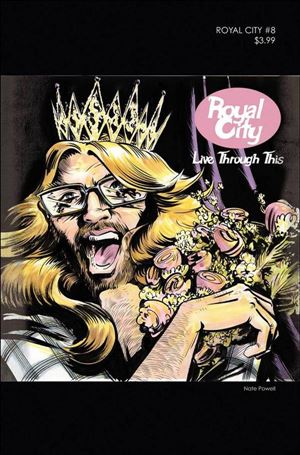 Royal City issue 8-B Nate Powell 90's Album Homage Cover