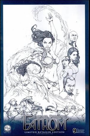 Michael Turner's Fathom (2011) issue 9-C Alex Konat 1:xx Sketch Cover