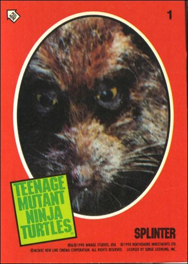 Teenage Mutant Ninja Turtles Movie (Sticker Subset) card 1 Splinter