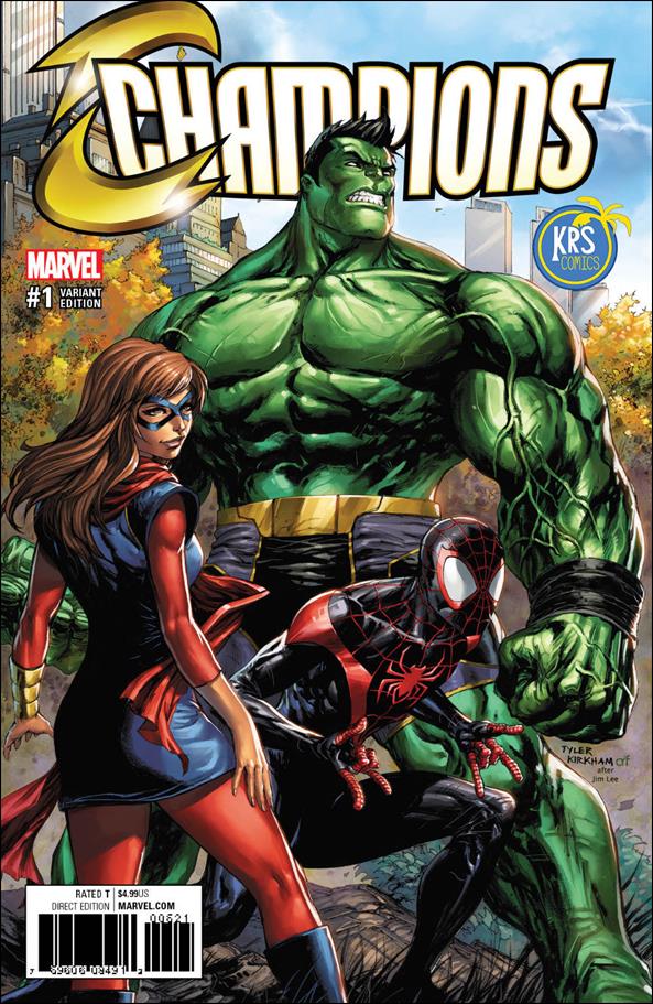 Champions (2016) issue 1-VE Tyler Kirkham KRS Comics Cover
