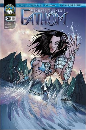 Michael Turner's Fathom (2011) issue 9-B Giuseppe Cafaro Cover