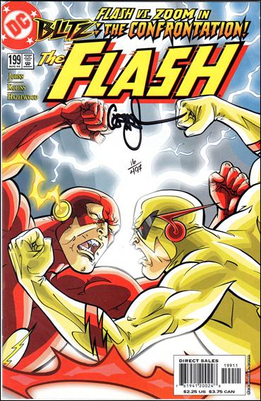 Flash (1987) issue 199-B DF Edition (Signed by Geoff Johns)  1/497