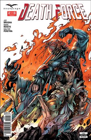 Death Force issue 2-B Sean Hill Cover