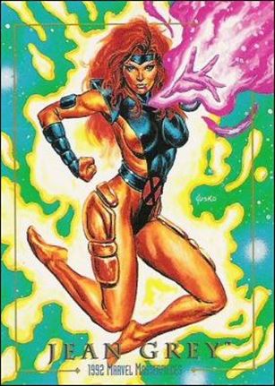 1992 Marvel Masterpieces (Base Set) card 46 Jean Grey