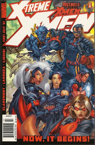 X-Treme X-Men (2001) issue 1-B Newsstand Edition Cover