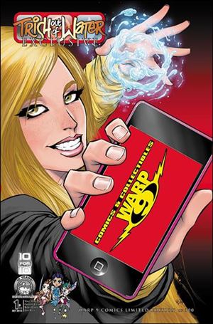 Trish Out of Water issue 1-D10 Giuseppe Cafaro Warp 9 Comics Cover 1/300