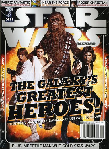 Star Wars Insider issue 98 "Galaxy's Greatest Heroes" Standard Cover