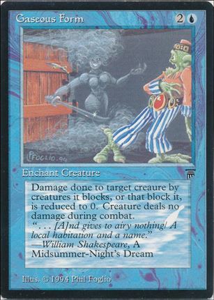 Magic the Gathering: Legends (Base Set) card 59 Gaseous Form