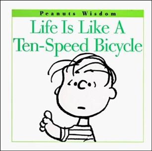 Peanuts Wisdom issue 3 Life Is Like a Ten-Speed Bicycle