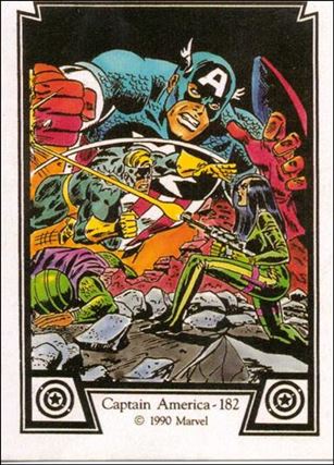 Captain America (Base Set) card 21 Captain America 182