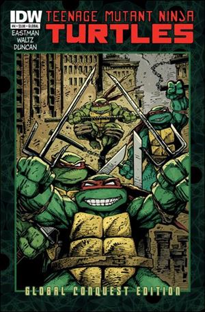 Teenage Mutant Ninja Turtles (2011) issue 4-F Global Conquest Edition