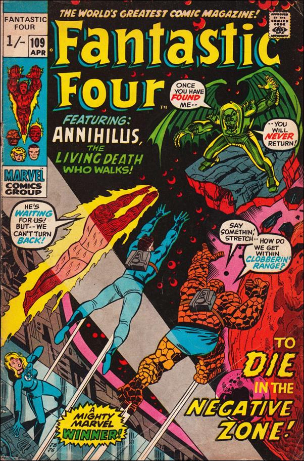 Fantastic Four (1961) issue 109-B UK Price Cover